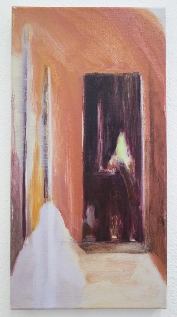 
Meng-Hsuan Chin, Study for bars, oil on canvas, 22x43cm, 2020
